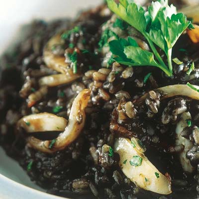 Ink Squid Risotto